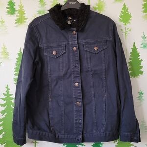 New Women's Topshop Denim Jacket.